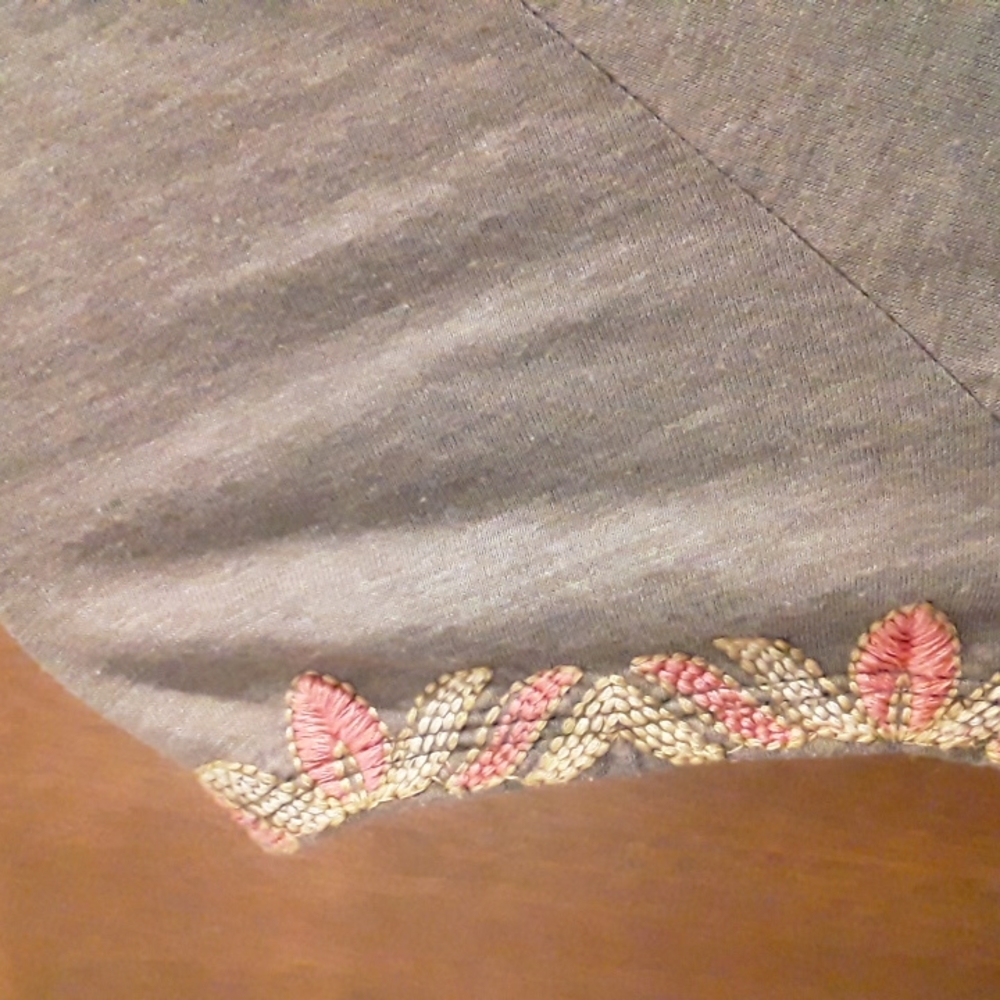 Johnny Was embroidered button back ruffle boho dress XS - Picture 5 of 8